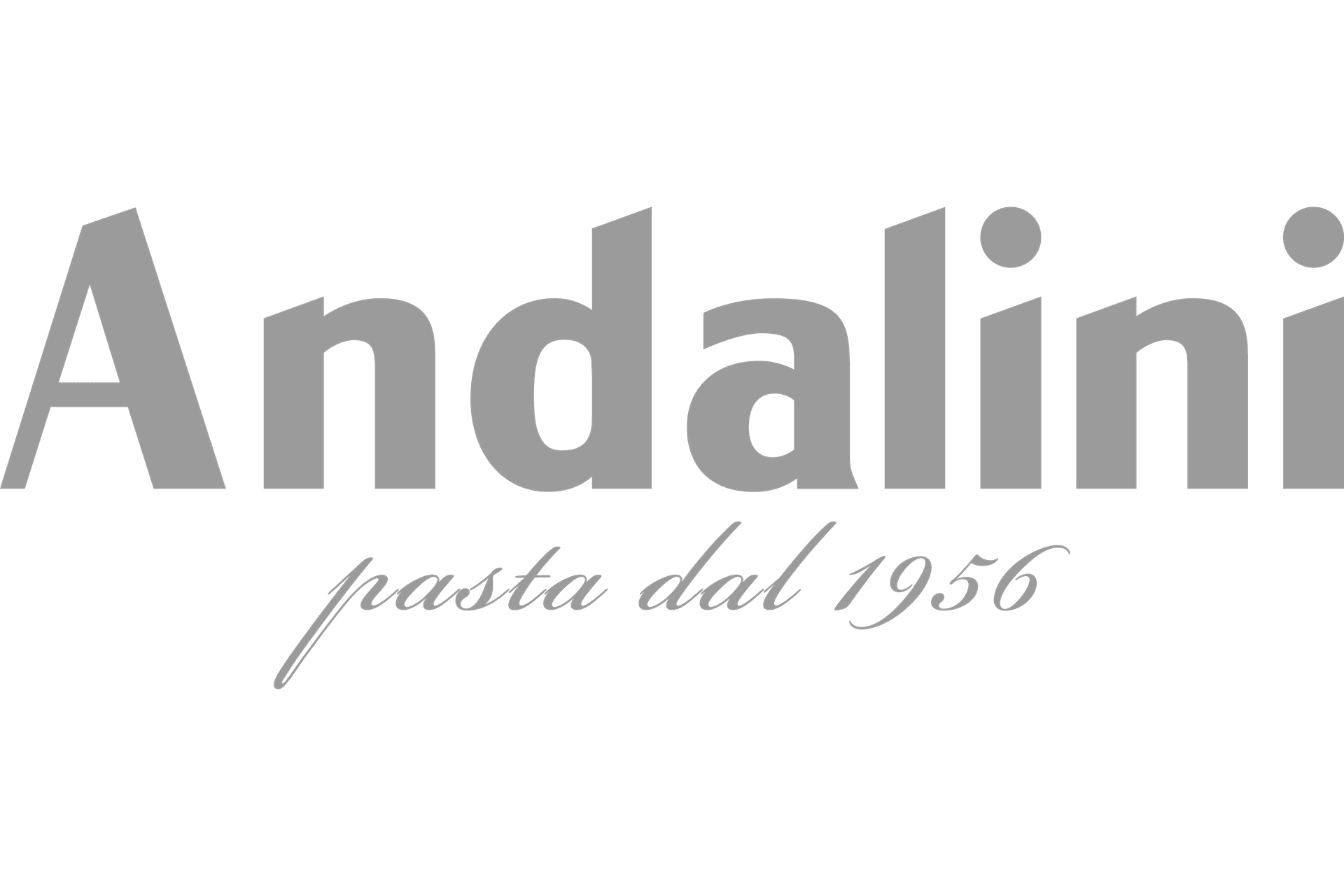 Logo Andalini, cliente Erbacipollina nel food & beverage italiano