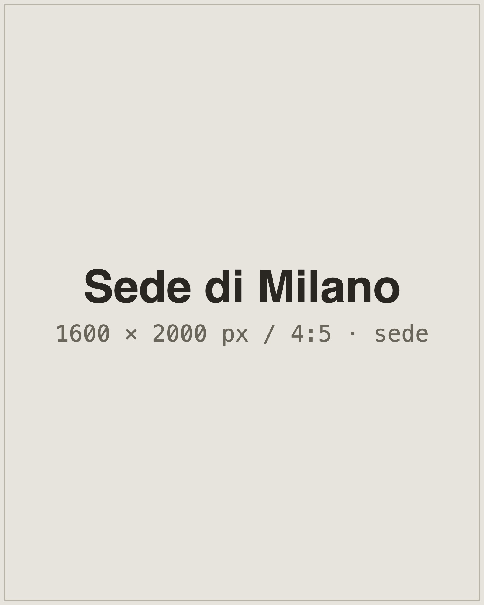 Sede Erbacipollina di Milano